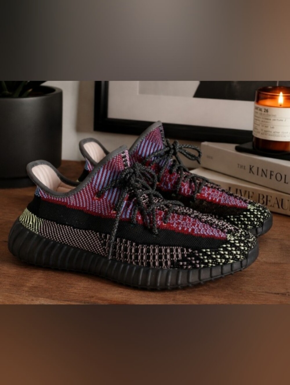 Adidas Yeezy Boost 350 V2 Yecheli FW5190 Primeknit Boost Shoes Size 9